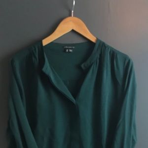 Theory Green Blouse